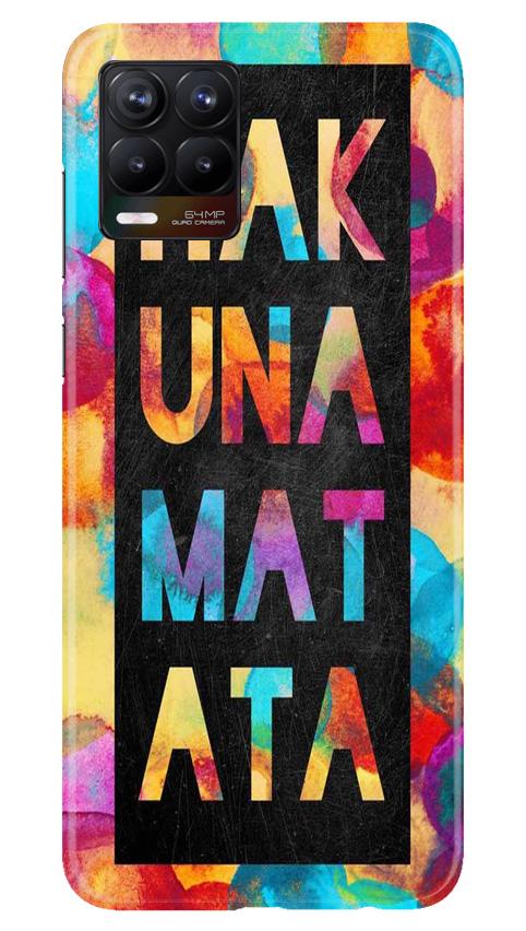 Hakuna Matata Mobile Back Case for Realme 8 Pro (Design - 323)