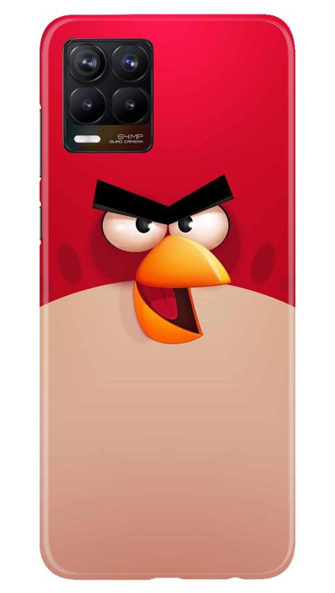 Angry Bird Red Mobile Back Case for Realme 8 Pro (Design - 325)