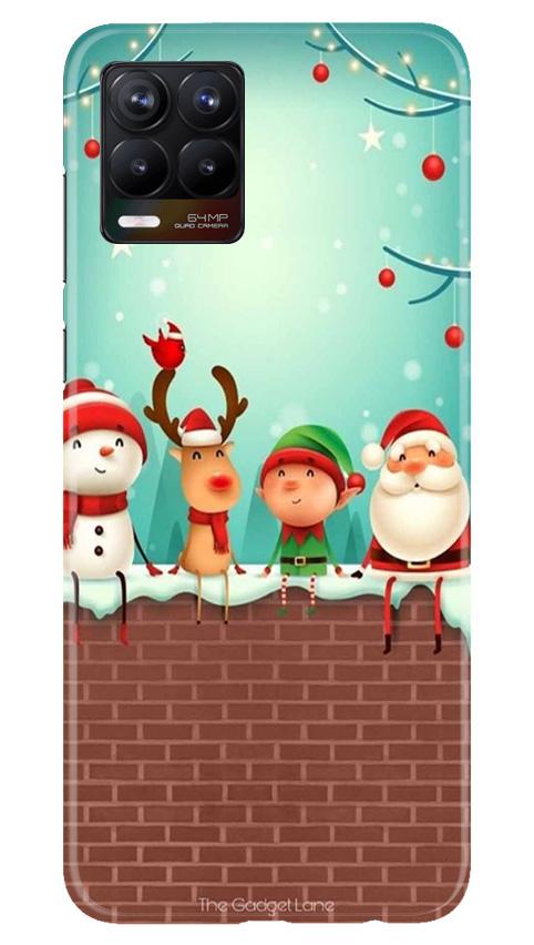 Santa Claus Mobile Back Case for Realme 8 Pro (Design - 334)