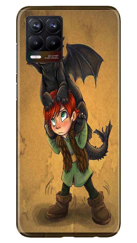 Dragon Mobile Back Case for Realme 8 Pro (Design - 336)