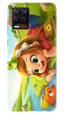 Baby Girl Mobile Back Case for Realme 8 Pro (Design - 339)