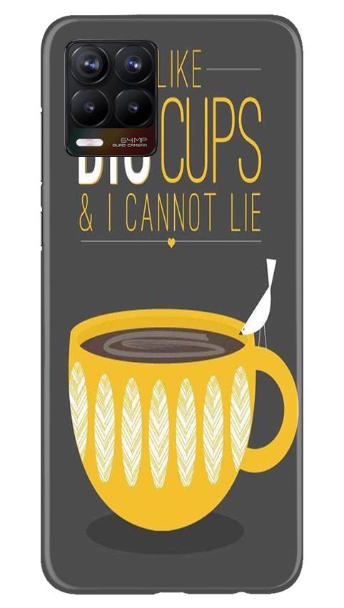 Big Cups Coffee Mobile Back Case for Realme 8 Pro (Design - 352)