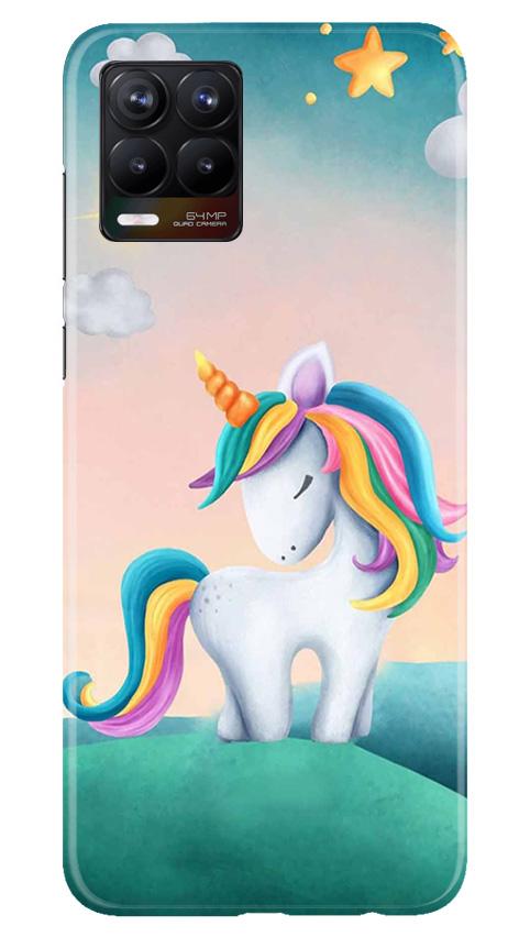 Unicorn Mobile Back Case for Realme 8 Pro (Design - 366)