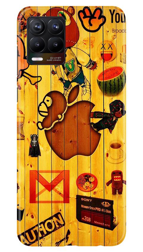 Wooden Texture Mobile Back Case for Realme 8 Pro (Design - 367)