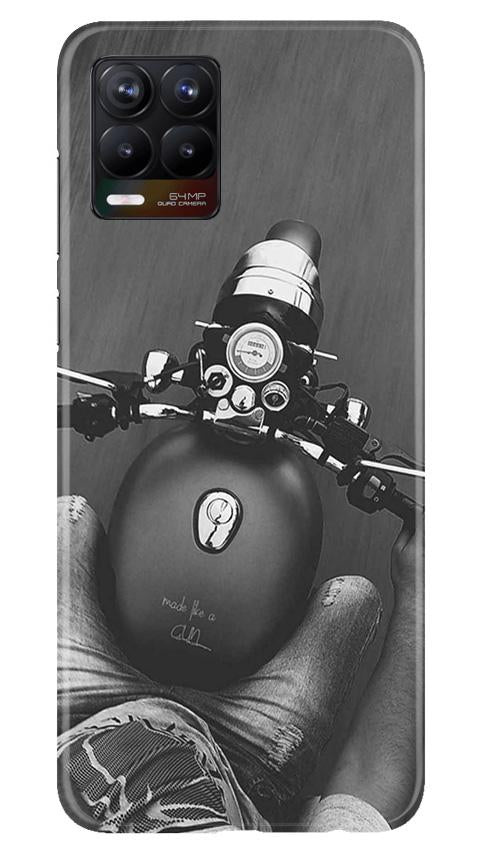 Royal Enfield Mobile Back Case for Realme 8 Pro (Design - 382)