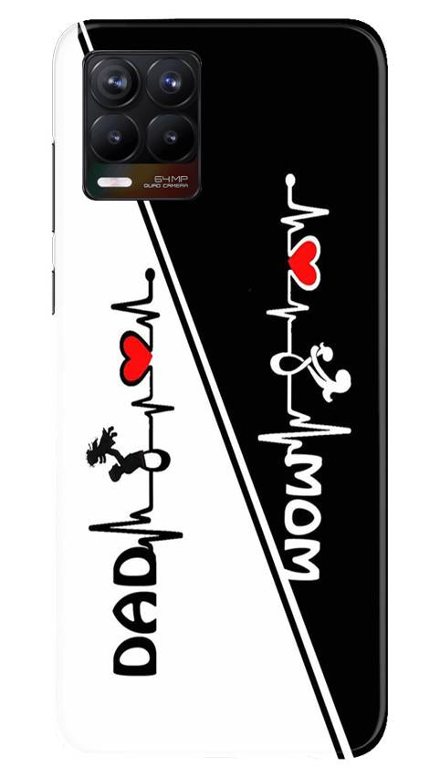 Love Mom Dad Mobile Back Case for Realme 8 Pro (Design - 385)