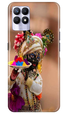 Lord Krishna2 Mobile Back Case for Realme 8i (Design - 17)