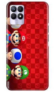 Mario Mobile Back Case for Realme 8i (Design - 337)