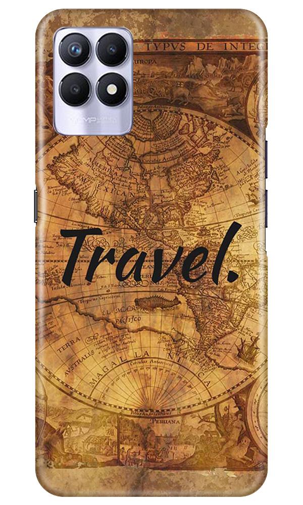 Travel Mobile Back Case for Realme 8i (Design - 375)