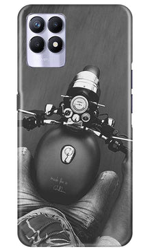 Royal Enfield Mobile Back Case for Realme 8i (Design - 382)