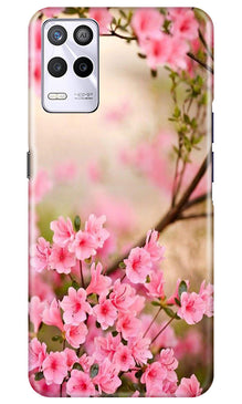 Pink flowers Mobile Back Case for Realme 9 5G (Design - 69)