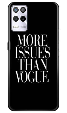 More Issues than Vague Mobile Back Case for Realme 9 5G (Design - 74)