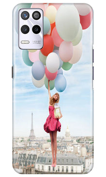 Girl with Baloon Mobile Back Case for Realme 9 5G (Design - 84)