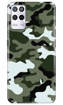 Army Camouflage Mobile Back Case for Realme 9 5G  (Design - 108)