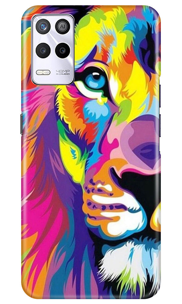 Colorful Lion Case for Realme 9 5G(Design - 110)