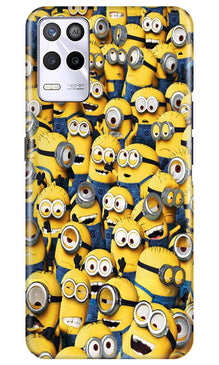 Minions Mobile Back Case for Realme 9 5G  (Design - 126)