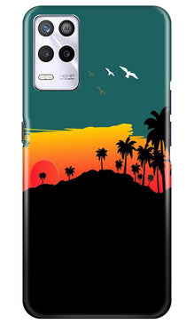 Sky Trees Mobile Back Case for Realme 9 5G (Design - 160)