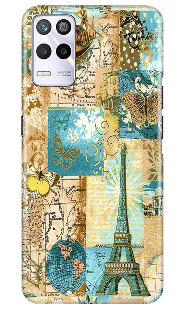 Travel Eiffel Tower Case for Realme 9 5G (Design No. 175)