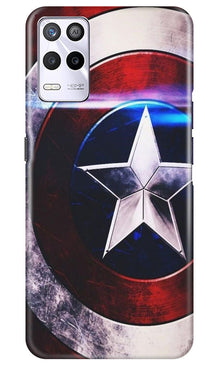 Captain America Mobile Back Case for Realme 9 5G (Design - 249)