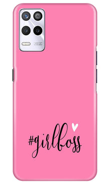 Girl Boss Black Mobile Back Case for Realme 9 5G (Design - 237)