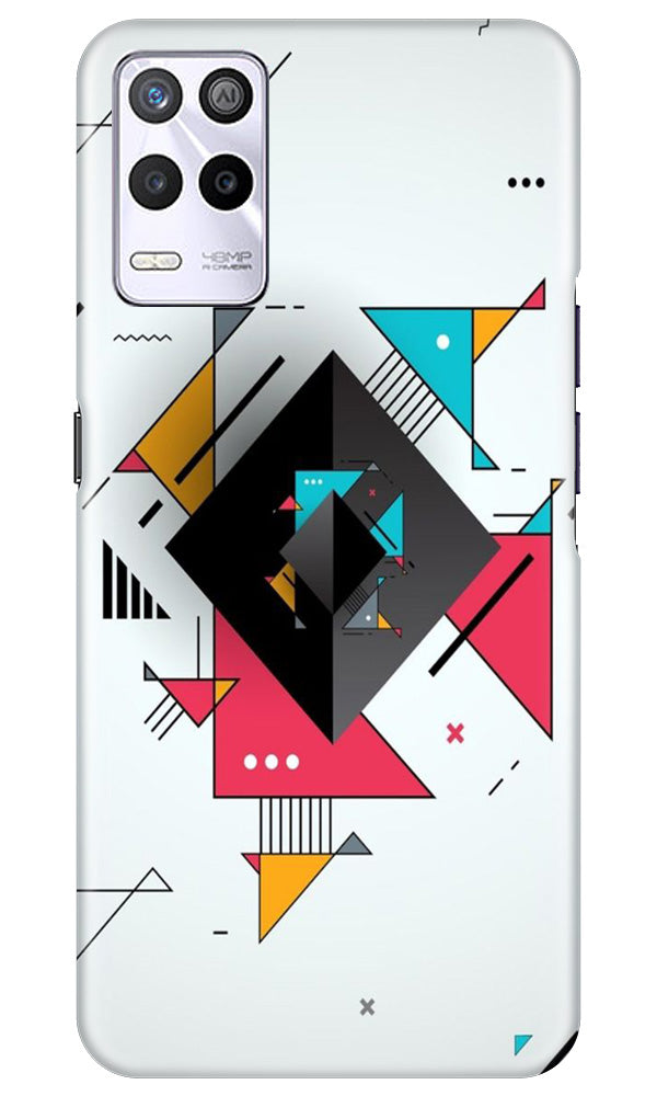 Diffrent Four Color Pattern Case for Realme 9 5G (Design No. 244)