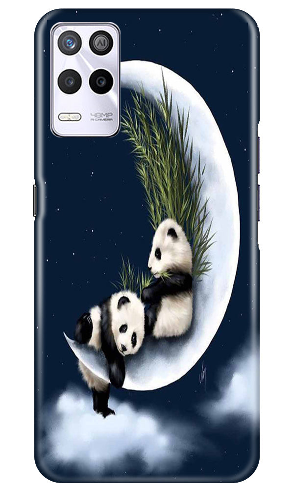 Panda Bear Mobile Back Case for Realme 9 5G (Design - 279)