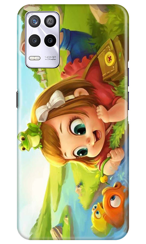 Baby Girl Mobile Back Case for Realme 9 5G (Design - 301)