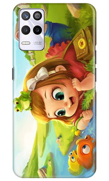 Baby Girl Mobile Back Case for Realme 9 5G (Design - 301)