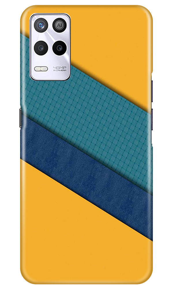 Diagonal Pattern Mobile Back Case for Realme 9 5G (Design - 329)