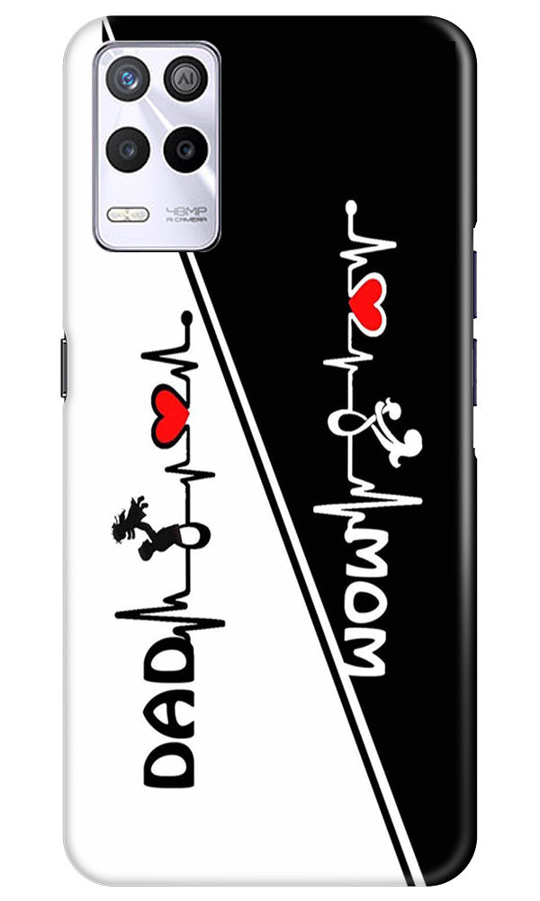 Love Mom Dad Mobile Back Case for Realme 9 5G (Design - 344)