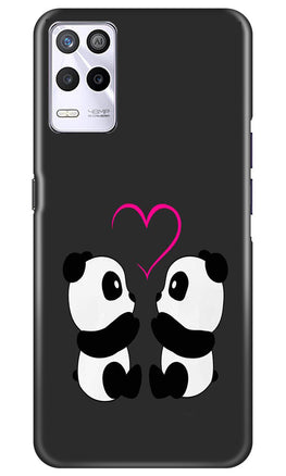 Panda Love Mobile Back Case for Realme 9 5G (Design - 355)