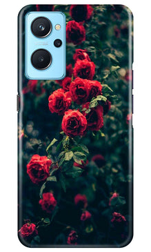 Red Rose Mobile Back Case for Realme 9i (Design - 66)