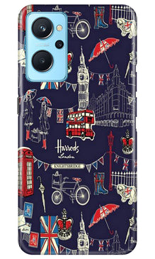 Love London Mobile Back Case for Realme 9i (Design - 75)