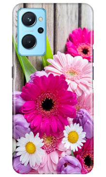 Coloful Daisy2 Mobile Back Case for Realme 9i (Design - 76)