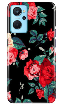 Red Rose2 Mobile Back Case for Realme 9i (Design - 81)