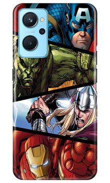 Avengers Superhero Mobile Back Case for Realme 9i  (Design - 124)