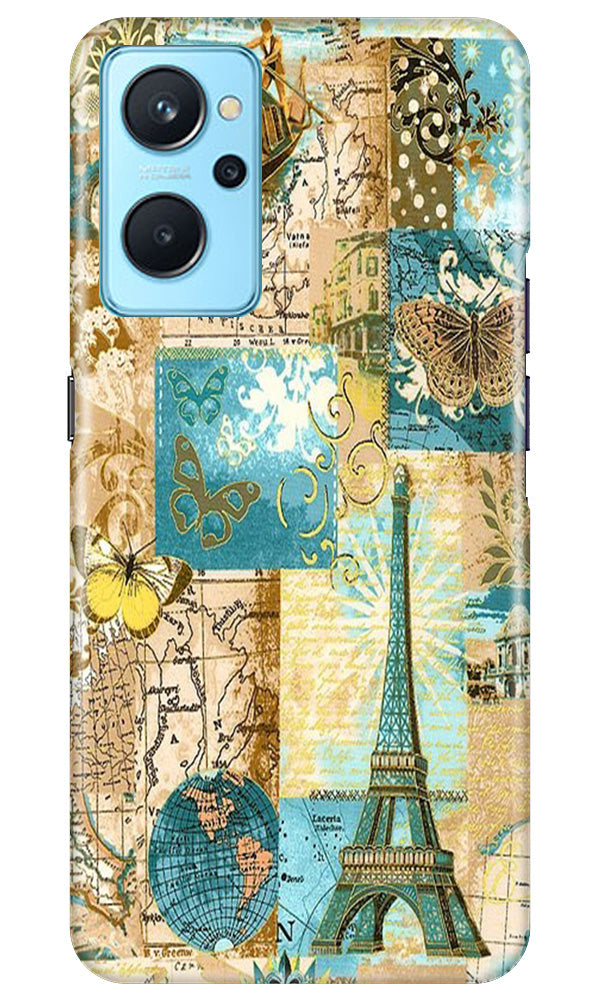 Travel Eiffel Tower Case for Realme 9i (Design No. 175)