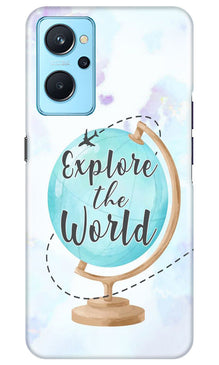 Explore the World Mobile Back Case for Realme 9i (Design - 176)