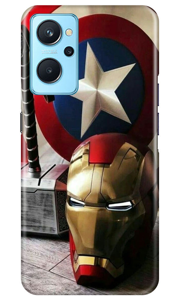 Captain America Shield Case for Realme 9i (Design No. 222)