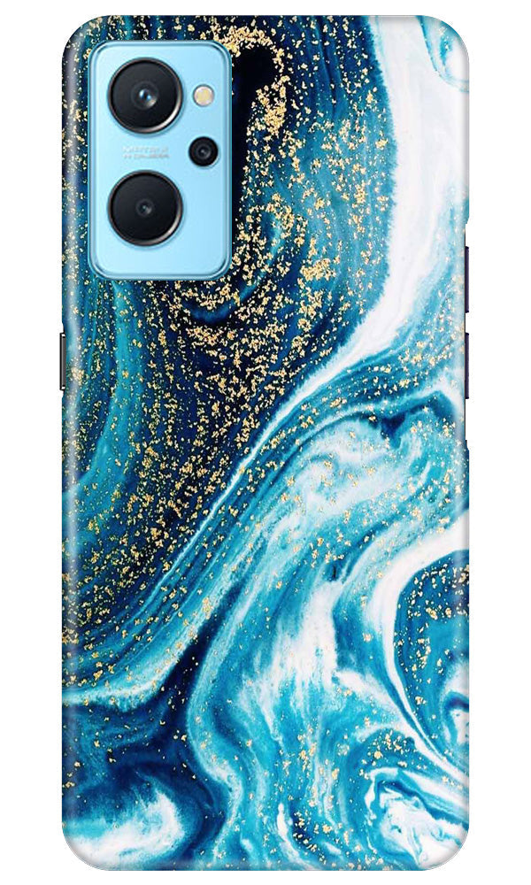 Marble Texture Mobile Back Case for Realme 9i (Design - 269)