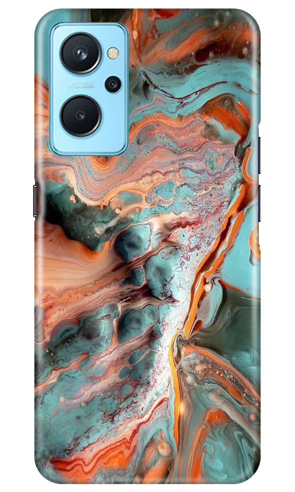 Marble Texture Mobile Back Case for Realme 9i (Design - 270)