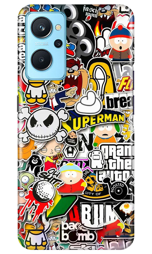 Panda Mobile Back Case for Realme 9i (Design - 281)