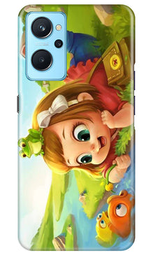 Baby Girl Mobile Back Case for Realme 9i (Design - 301)