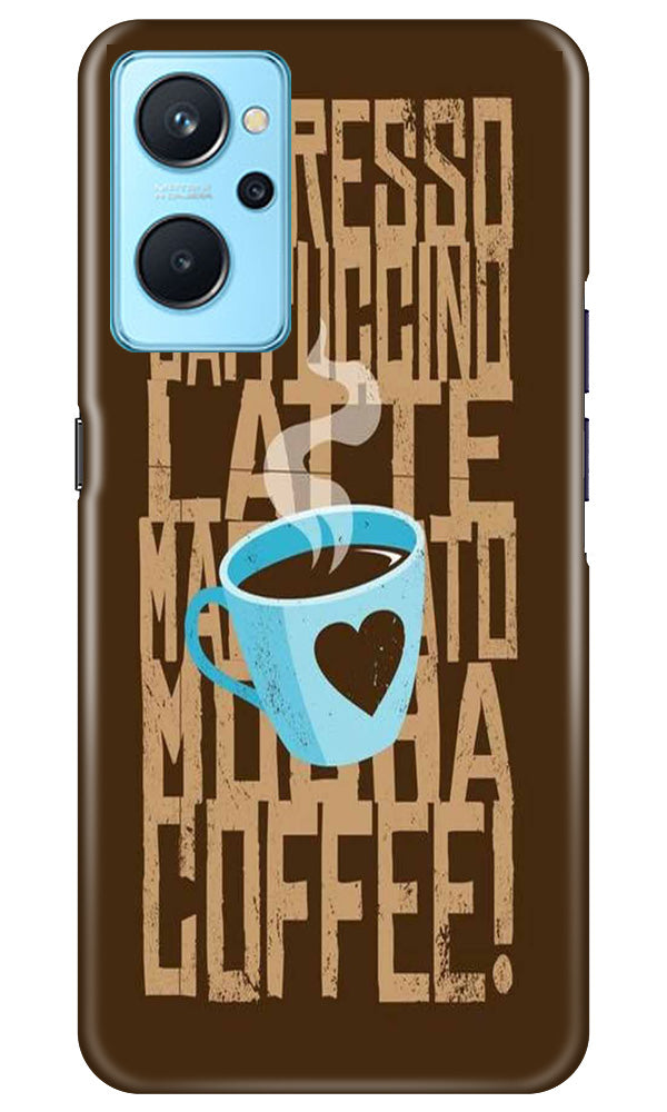 Love Coffee Mobile Back Case for Realme 9i (Design - 311)