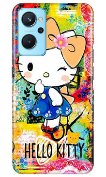 Hello Kitty Mobile Back Case for Realme 9i (Design - 321)