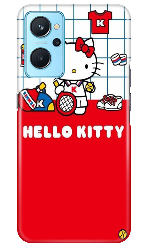 Hello Kitty Mobile Back Case for Realme 9i (Design - 322)