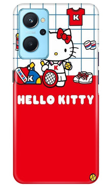 Hello Kitty Mobile Back Case for Realme 9i (Design - 322)