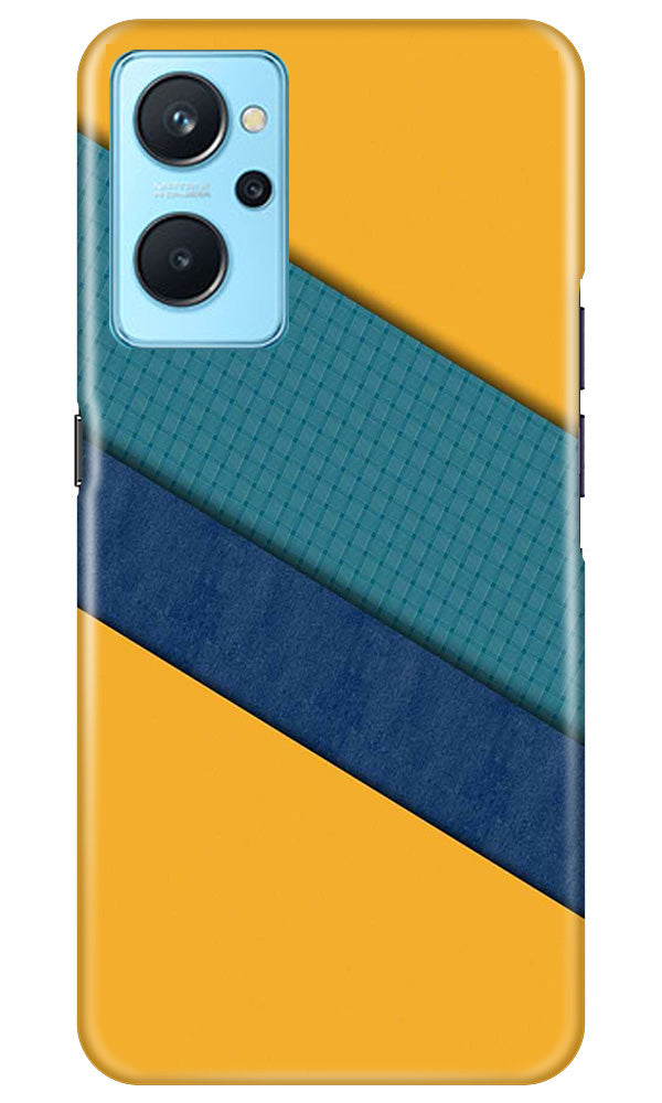 Diagonal Pattern Mobile Back Case for Realme 9i (Design - 329)