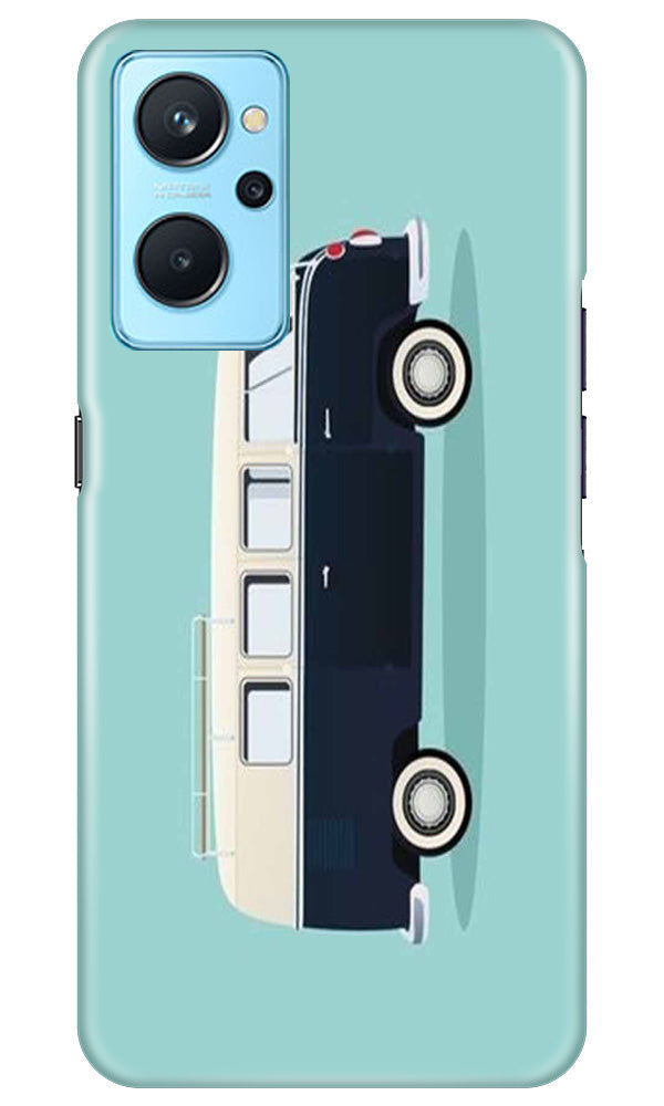 Travel Bus Mobile Back Case for Realme 9i (Design - 338)