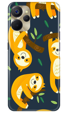 Racoon Pattern Mobile Back Case for Realme 9i 5G (Design - 2)